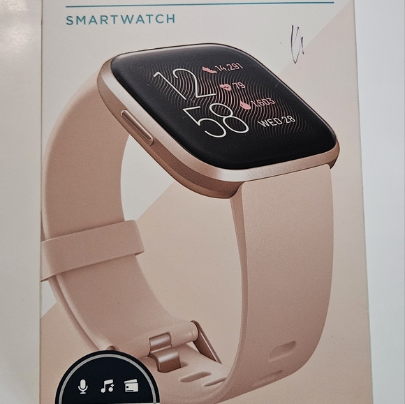 Fitbit Smartwatch in Pink and Black - Picture 1 of 11